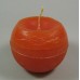 Rustic 10cm Diameter Orange Ball Candles